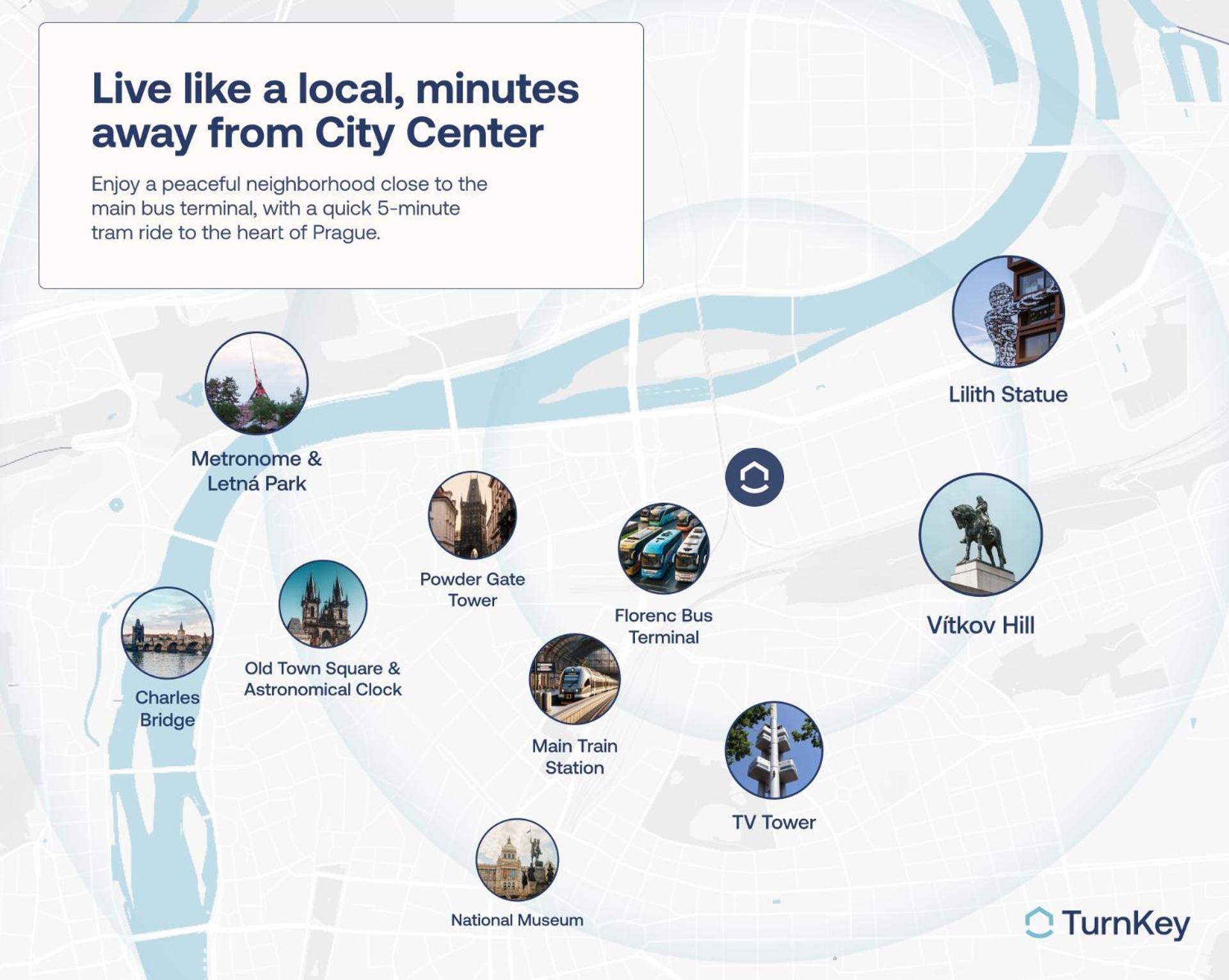 Turnkey I Main Bus Station Apartments ปราก ภายนอก รูปภาพ